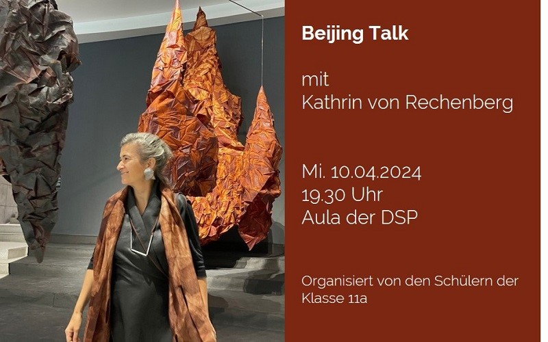 Ankndigung: Beijing Talk mit Kathrin von Rechenberg